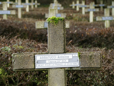 Tombe deABBATUCCI Antoine à <a HREF=fotom2l.php?necro=10>  <U>Metzeral Le ChÃªne Millet (NÃ©cropole nationale)</U> </A> 1112