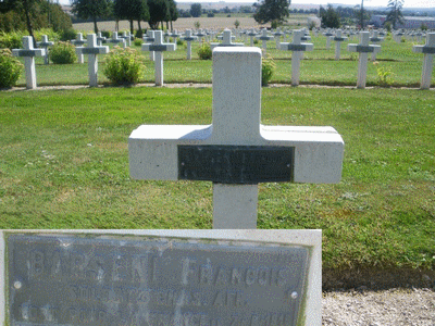 Tombe deBARSENI François  à <a HREF=fotom2l.php?necro=139>  <U>Albert (NÃ©cropole Nationale)</U> </A> 2395