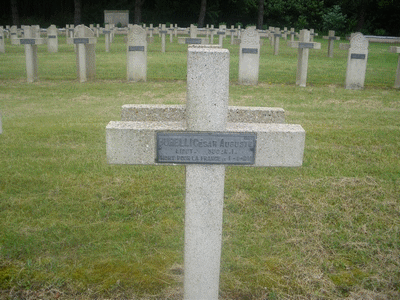 Tombe deBURELLI Auguste  à <a HREF=fotom2l.php?necro=149>  <U>Ambleny (Necropole Nationale "Le Bois ROBERT "ex-"Bois Roger")</U> </A> E 369