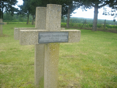 Tombe deMORANDINI Dominique Bastien à <a HREF=fotom2l.php?necro=149>  <U>Ambleny (Necropole Nationale "Le Bois ROBERT "ex-"Bois Roger")</U> </A> N 375