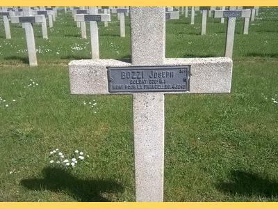 Tombe deBOZZI Joseph à <a HREF=fotom2l.php?necro=129>  <U>Amiens(NÃ©cropole Nationale St Pierre)</U> </A> 361