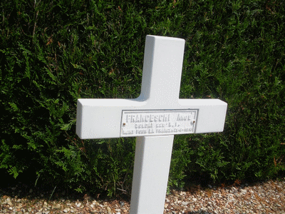 Tombe deFRANCESCHI Ange François à <a HREF=fotom2l.php?necro=151>  <U>Benay (CimetiÃ¨re communal)</U> </A>  