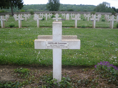 Tombe deCASTELLANI Dominique Martin à <a HREF=fotom2l.php?necro=76>  <U>Soupir NÂ° 1 (NÃ©cropole nationale)</U> </A> 4156