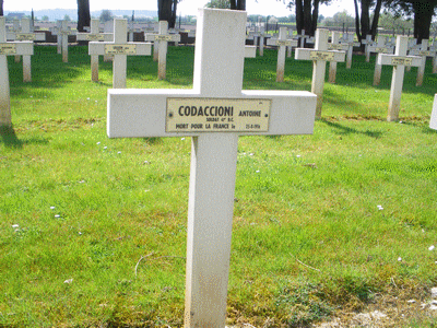 Tombe deCODACCIONI Antoine S à <a HREF=fotom2l.php?necro=136>  <U>Cerisy (NÃ©cropole Nationale)</U> </A> 373