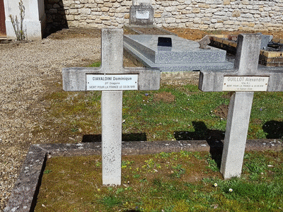 Tombe deCIAVALDINI Dominique à <a HREF=fotom2l.php?necro=363>  <U>Ognon (carrÃ© militaire du cimetiÃ¨re communal)</U> </A> Rang D Tombe 1