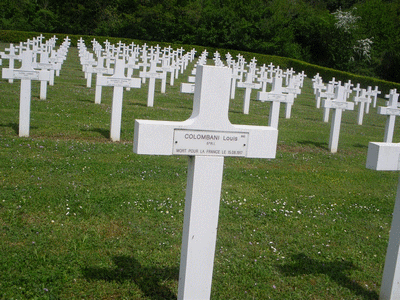 Tombe deCOLOMBANI Louis à <a HREF=fotom2l.php?necro=164>  <U>Oeuilly  (NÃ©cropole Nationale)</U> </A> 791