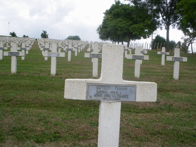 Tombe deBATTESTI François Jean  à <a HREF=fotom2l.php?necro=156>  <U>Craonnelle (nÃ©cropole Nationale)</U> </A> 74