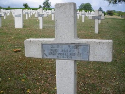 Tombe deMARIANI Valère à <a HREF=fotom2l.php?necro=156>  <U>Craonnelle (nÃ©cropole Nationale)</U> </A> 1051