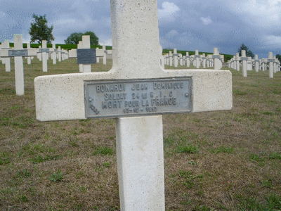 Tombe deBONARDI Jean Dominique à <a HREF=fotom2l.php?necro=156>  <U>Craonnelle (nÃ©cropole Nationale)</U> </A> 1352