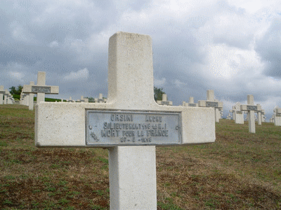 Tombe deORSINI André à <a HREF=fotom2l.php?necro=156>  <U>Craonnelle (nÃ©cropole Nationale)</U> </A> 1381