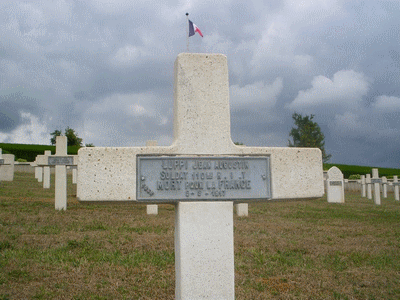 Tombe deLUPPI Jean Augustin à <a HREF=fotom2l.php?necro=156>  <U>Craonnelle (nÃ©cropole Nationale)</U> </A> 1652