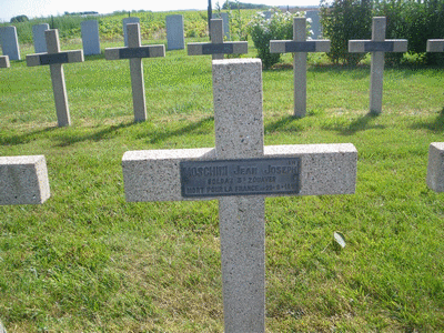 Tombe deMOSCHINI Jean Joseph à <a HREF=fotom2l.php?necro=71>  <U>Etinehem - (NÃ©cropole franÃ§aise la Cote 80)</U> </A> 876