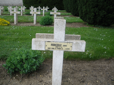 Tombe deFERICELLI Louis à <a HREF=fotom2l.php?necro=75>  <U>Soupir NÂ° 2 (NÃ©cropole nationale)</U> </A> 480