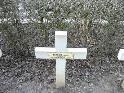 Tombe deFEVRIER Joseph Désiré à <a HREF=fotom2l.php?necro=240>  <U>LOBBES (CimetiÃ¨re militaire)</U> </A> 239