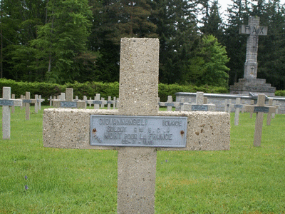 Tombe deGIOVANNANGELI Ignace à <a HREF=fotom2l.php?necro=26>  <U>Orbey Le Wettstein, cimetiÃ¨re des Chasseurs  du Linge</U> </A> 1340