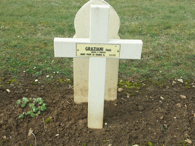 Tombe deGRAZIANI Paul  à <a HREF=fotom2l.php?necro=331>  <U>CatenoyÂ (NÃ©cropole nationale)</U> </A> 920