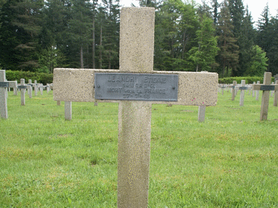 Tombe deLEANDRI Etienne à <a HREF=fotom2l.php?necro=26>  <U>Orbey Le Wettstein, cimetiÃ¨re des Chasseurs  du Linge</U> </A> 928