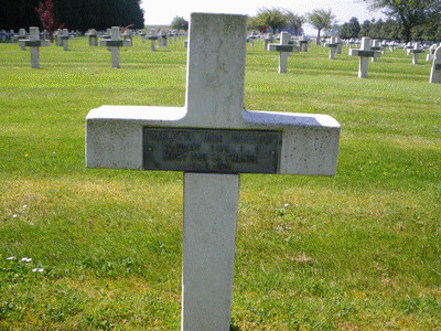 Tombe deCARLOTTI Jean à <a HREF=fotom2l.php?necro=69>  <U>Lihons (NÃ©cropole Nationale)</U> </A> 3946