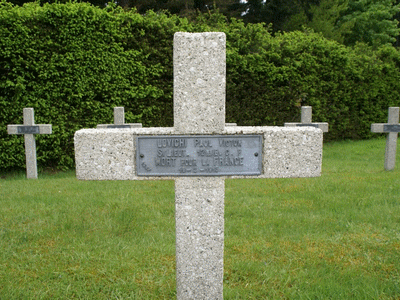 Tombe deLOVICHI Paul Victor  à <a HREF=fotom2l.php?necro=26>  <U>Orbey Le Wettstein, cimetiÃ¨re des Chasseurs  du Linge</U> </A> 1567