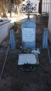 Tombe deMASSONI Casimir à EnterrÃ© en CORSE Ancien cimeti&egrave;re de Calvi