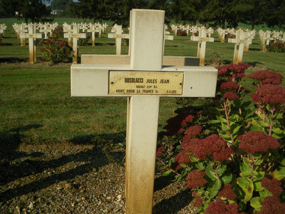 Tombe deROSOLACCI Jules  à <a HREF=fotom2l.php?necro=64>  <U>Maurepas (Necropole Nationale)</U> </A> 1916