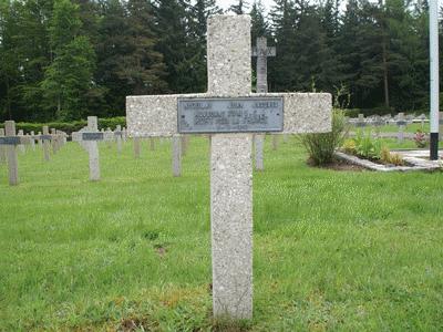 Tombe deNICOLAI Jean Jacques à <a HREF=fotom2l.php?necro=26>  <U>Orbey Le Wettstein, cimetiÃ¨re des Chasseurs  du Linge</U> </A> 1118