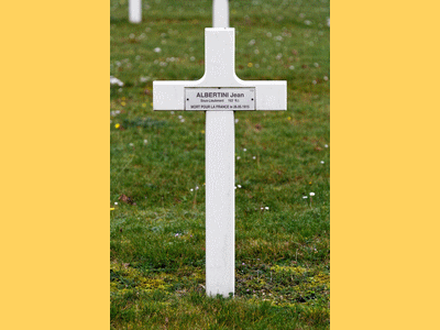 Tombe deALBERTINI Jean à <a HREF=fotom2l.php?necro=320>  <U>Noviant-aux-PrÃ©s -Â NÃ©cropole nationale</U> </A> 1131