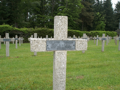 Tombe dePAOLANTONI Barthélemy à <a HREF=fotom2l.php?necro=26>  <U>Orbey Le Wettstein, cimetiÃ¨re des Chasseurs  du Linge</U> </A> 1359