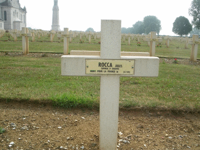 Tombe deROCCA Jules à <a HREF=fotom2l.php?necro=67>  <U>Ablain Saint-Nazaire (NÃ©cropole nationale Notre Dame de Lorette )</U> </A> 22- 07 -4372