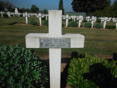 Tombe deBIANCONI Charles Jean à <a HREF=fotom2l.php?necro=61>  <U>Rancourt (Necropole Nationale)</U> </A> 3483