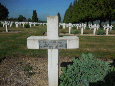 Tombe deCARDI Antoine Marie à <a HREF=fotom2l.php?necro=61>  <U>Rancourt (Necropole Nationale)</U> </A> 4471