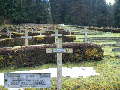 Tombe deRENUCCI Louis Eugène à <a HREF=fotom2l.php?necro=10>  <U>Metzeral Le ChÃªne Millet (NÃ©cropole nationale)</U> </A> 431