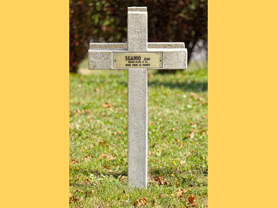 Tombe deSCANO Jean à <a HREF=fotom2l.php?necro=309>  <U>Vergaville Â (NÃ©cropole nationale)</U> </A> 172