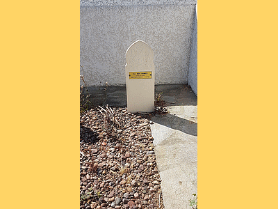 Tombe deALI BEN AHMED à <a HREF=fotom2l.php?necro=343>  <U>Saint-Florent (NN "CimetiÃ¨re des Tabors")</U> </A> 