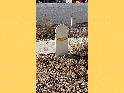 Tombe deAHMED OU HAMED à <a HREF=fotom2l.php?necro=343>  <U>Saint-Florent (NN "CimetiÃ¨re des Tabors")</U> </A> 