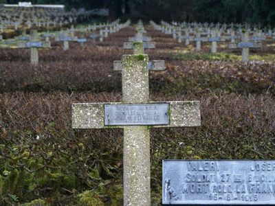 Tombe deVALERY Joseph à <a HREF=fotom2l.php?necro=10>  <U>Metzeral Le ChÃªne Millet (NÃ©cropole nationale)</U> </A> 1395