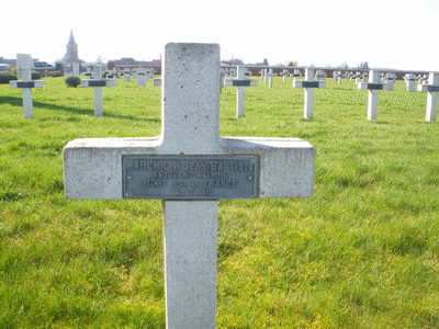 Tombe deMARCHIONI Jean Baptiste à <a HREF=fotom2l.php?necro=134>  <U>Villers-Carbonnel (NÃ©cropole Nationale)</U> </A> 694