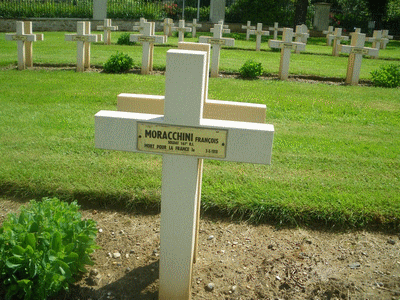 Tombe deMORACCHINI Antoine à <a HREF=fotom2l.php?necro=173>  <U>Villers-CotterÃªts (NÃ©cropole Nationale)</U> </A> 557