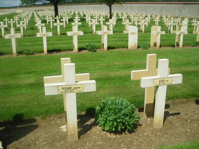 Tombe deOTTAVI Paul à <a HREF=fotom2l.php?necro=173>  <U>Villers-CotterÃªts (NÃ©cropole Nationale)</U> </A> 1120