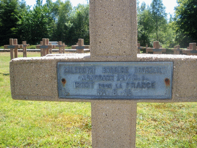 Tombe deCALENDINI Antoine Toussaint à <a HREF=fotom2l.php?necro=186>  <U>Saint-Benoit La Chipotte (NÃ©cropole nationale au col de La Chipotte)</U> </A> 608