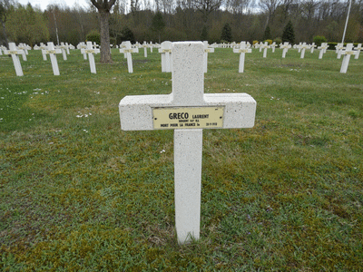 Tombe deGRECO Laurent à <a HREF=fotom2l.php?necro=201>  <U>Minaucourt-le-Mesnil-lÃ¨s-Hurlus
(NÃ©cropole nationale Le Pont du Marson)</U> </A> 2878