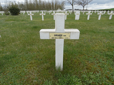 Tombe deGHILARDI Paul à <a HREF=fotom2l.php?necro=201>  <U>Minaucourt-le-Mesnil-lÃ¨s-Hurlus
(NÃ©cropole nationale Le Pont du Marson)</U> </A> 633