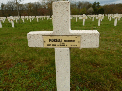 Tombe deMORELLI Dominique à <a HREF=fotom2l.php?necro=201>  <U>Minaucourt-le-Mesnil-lÃ¨s-Hurlus
(NÃ©cropole nationale Le Pont du Marson)</U> </A> 6422