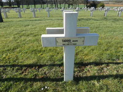 Tombe deTADDEI Joseph à <a HREF=fotom2l.php?necro=202>  <U>Esnes-en-Argonne (NÃ©cropole nationale)</U> </A> 2285