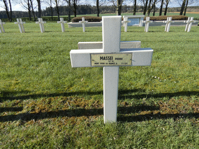 Tombe deMASSEI Pierre à <a HREF=fotom2l.php?necro=202>  <U>Esnes-en-Argonne (NÃ©cropole nationale)</U> </A> 3036