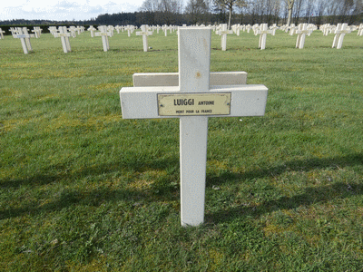 Tombe deLUIGGI François  à <a HREF=fotom2l.php?necro=202>  <U>Esnes-en-Argonne (NÃ©cropole nationale)</U> </A> 614