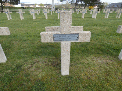 Tombe deBIANCHI Jean Baptiste à <a HREF=fotom2l.php?necro=215>  <U>Les Islettes (NÃ©cropole nationale)</U> </A> 276