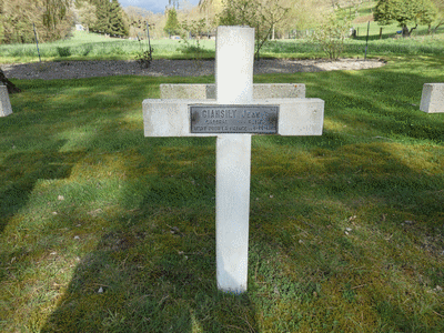 Tombe deGIANSILY Jean Tomas à <a HREF=fotom2l.php?necro=221>  <U>Sainte-Menehould (NÃ©cropole nationale)</U> </A> 186