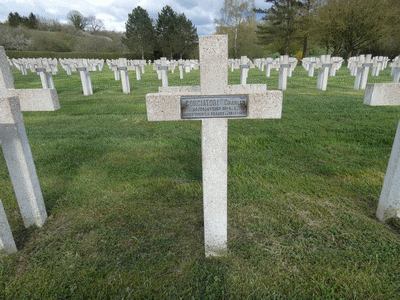 Tombe deCONCIATORI Charles François à <a HREF=fotom2l.php?necro=221>  <U>Sainte-Menehould (NÃ©cropole nationale)</U> </A> 2095