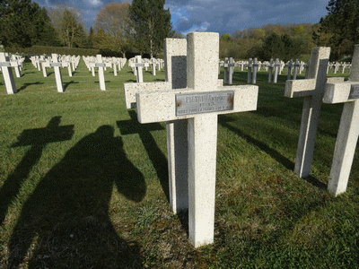 Tombe dePIETRI Antoine Dominique à <a HREF=fotom2l.php?necro=221>  <U>Sainte-Menehould (NÃ©cropole nationale)</U> </A> 2148